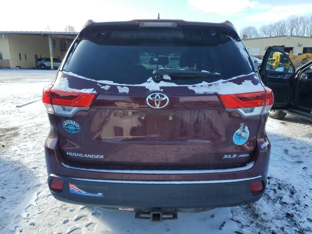  TOYOTA HIGHLANDER 2017 Burgundy