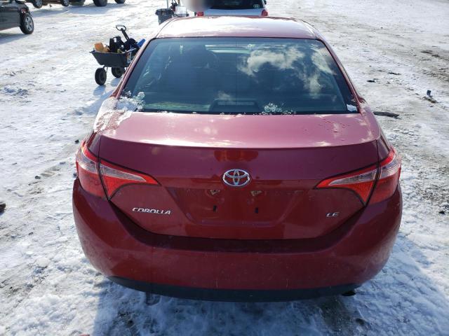  TOYOTA COROLLA 2019 Красный