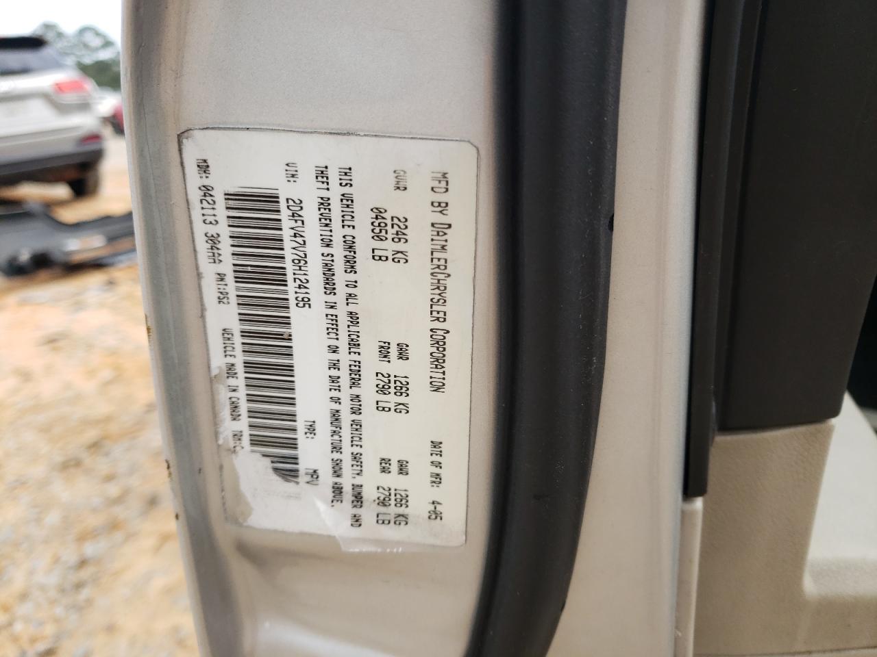 2006 Dodge Magnum Sxt VIN: 2D4FV47V76H124195 Lot: 48734725