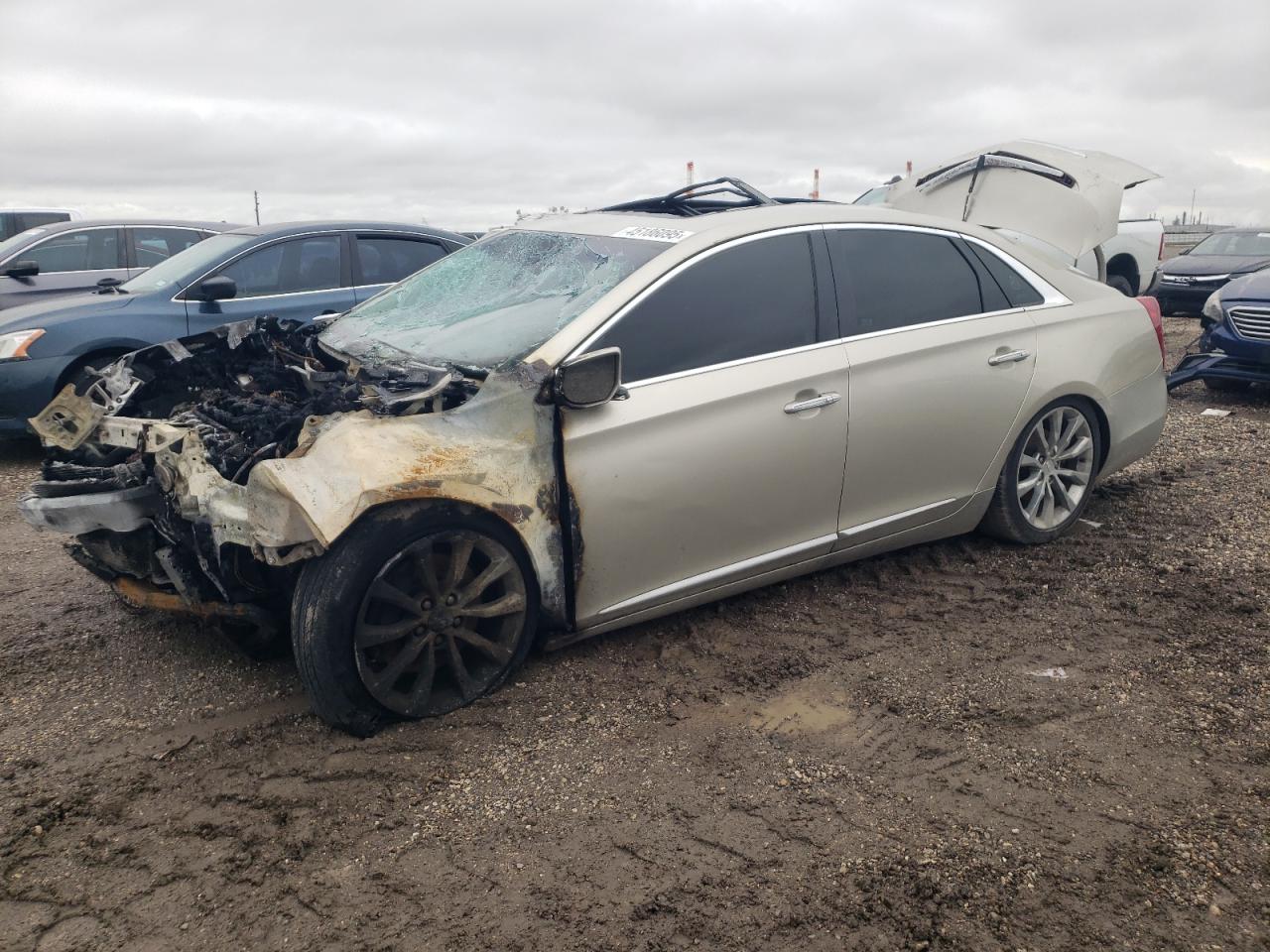 2016 Cadillac Xts Luxury Collection de vânzare în Houston, TX - Burn - Engine