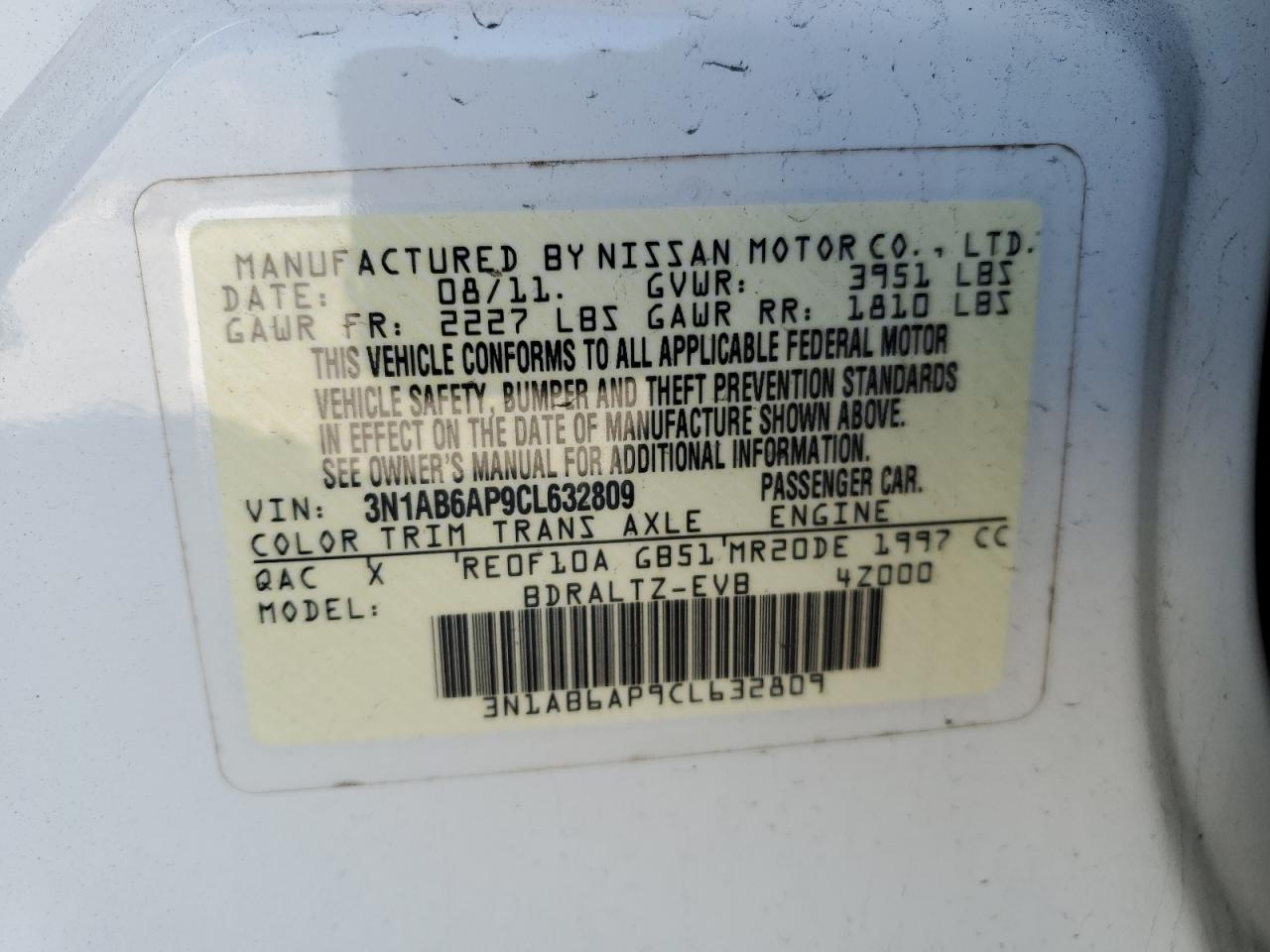 2012 Nissan Sentra - Image 12