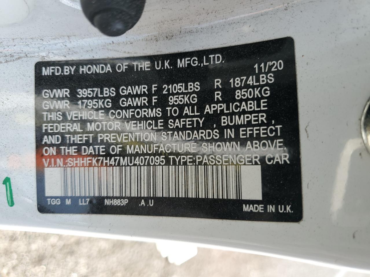 2021 Honda Civic - Image 13