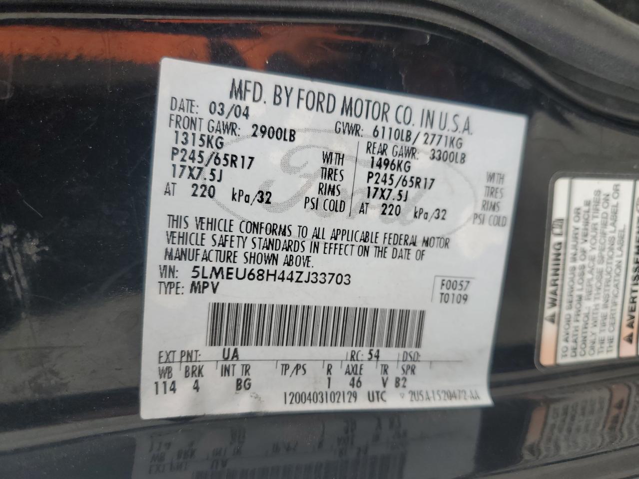 2004 Lincoln Aviator - Image 15