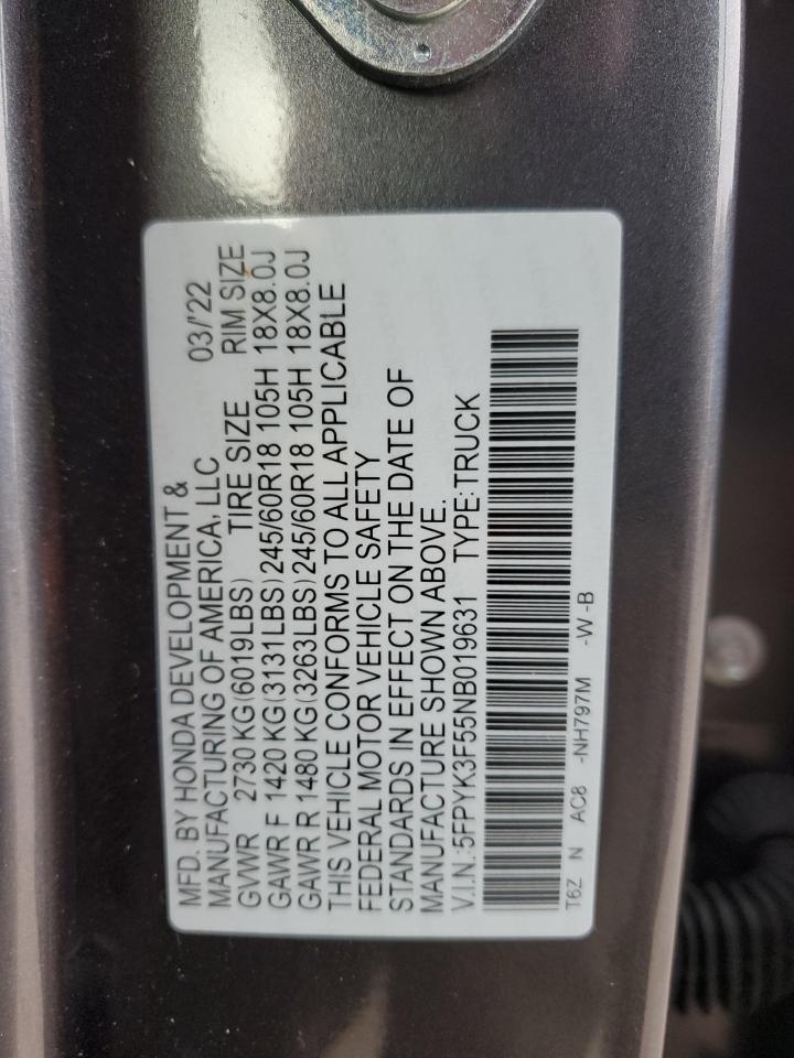 2022 Honda Ridgeline - Image 12