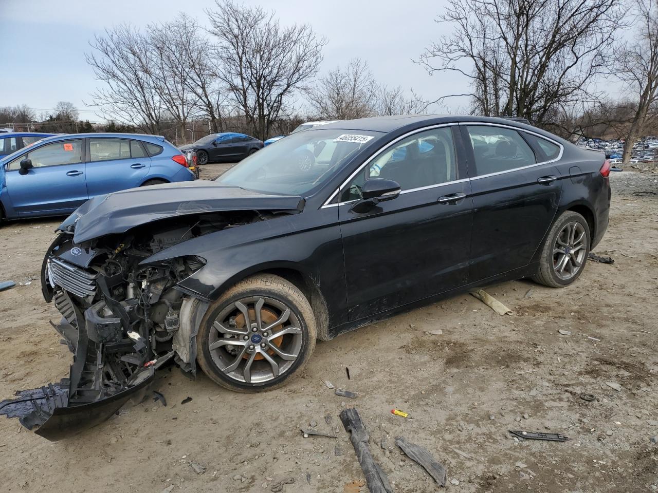 2018 Ford Fusion Titanium/Platinum na sprzedaż w Baltimore, MD - Front End