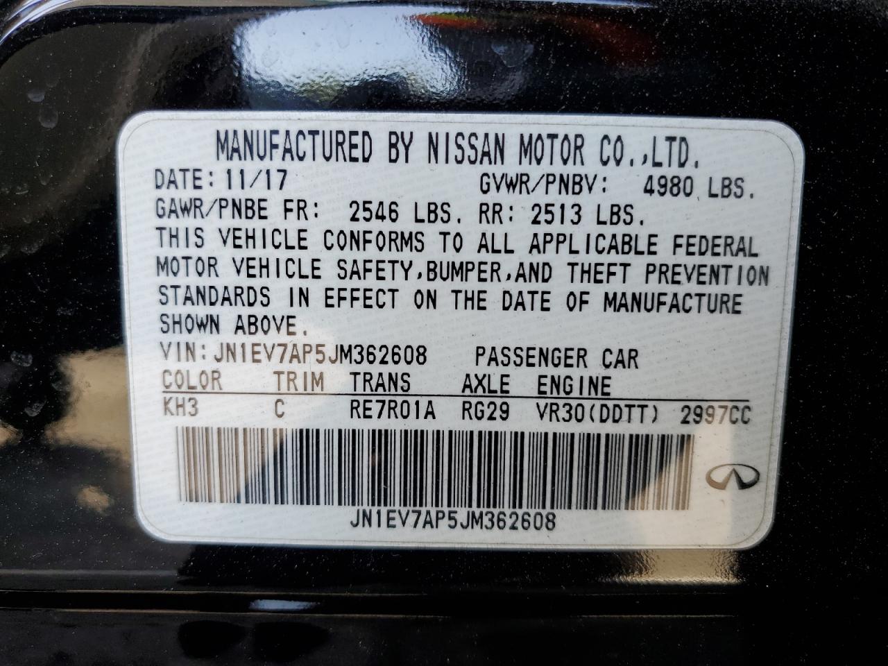 2018 Infiniti Q50 - Image 12