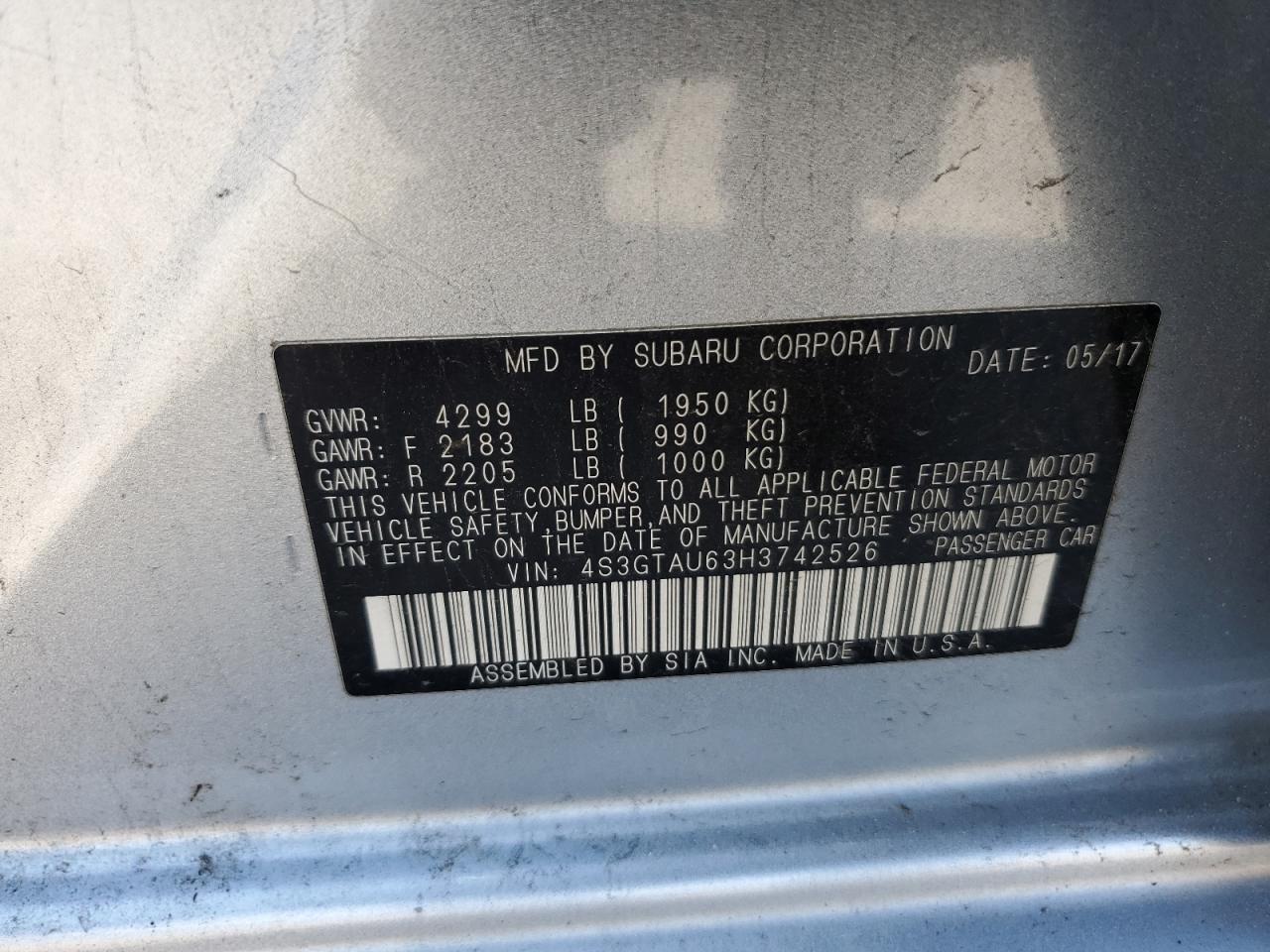 2017 Subaru Impreza - Image 14