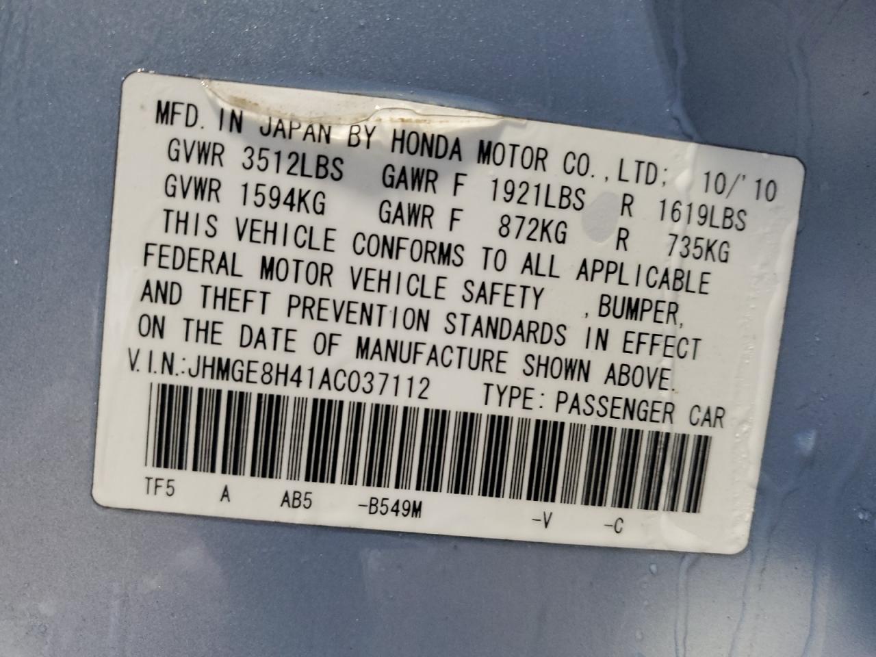 2010 Honda Fit - Image 12