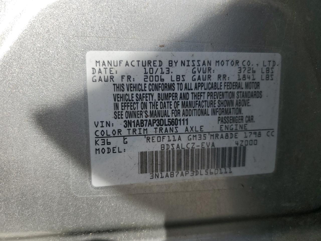 2013 Nissan Sentra - Image 12