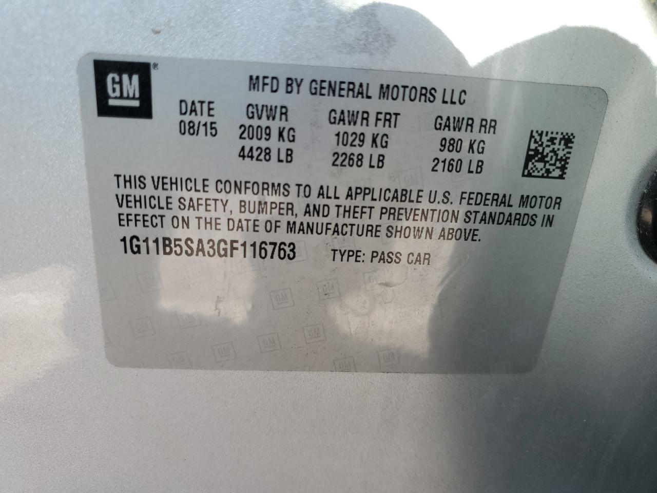 2016 Chevrolet Malibu - Image 13