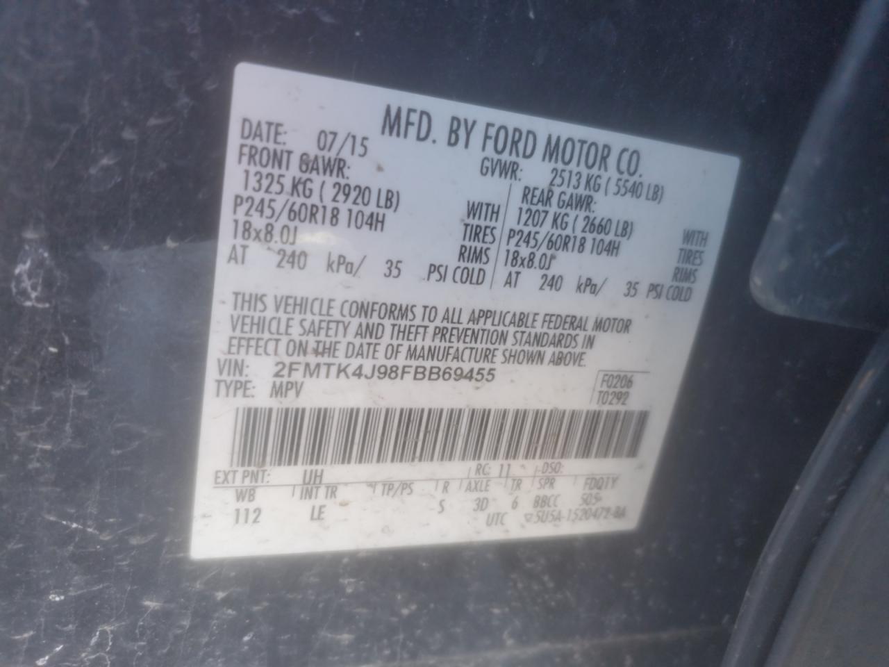 2015 Ford Edge - Image 13