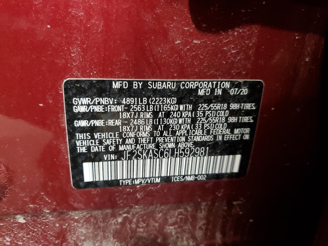 2020 Subaru Forester - Image 13