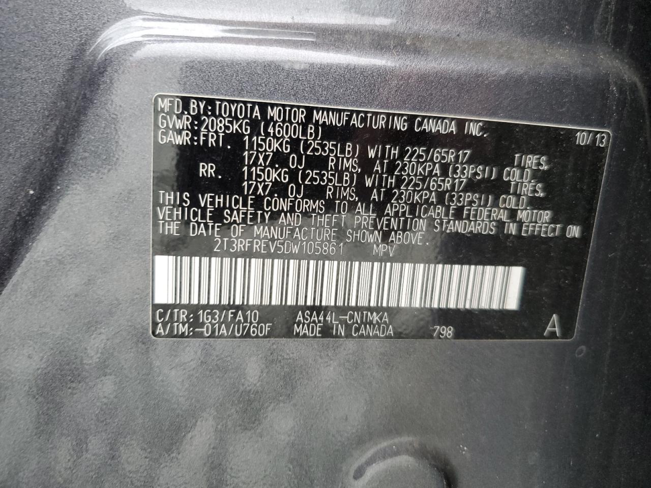 2013 Toyota RAV 4 - Image 15