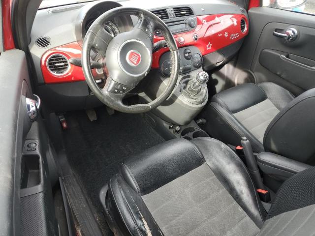  FIAT 500 2012 Красный