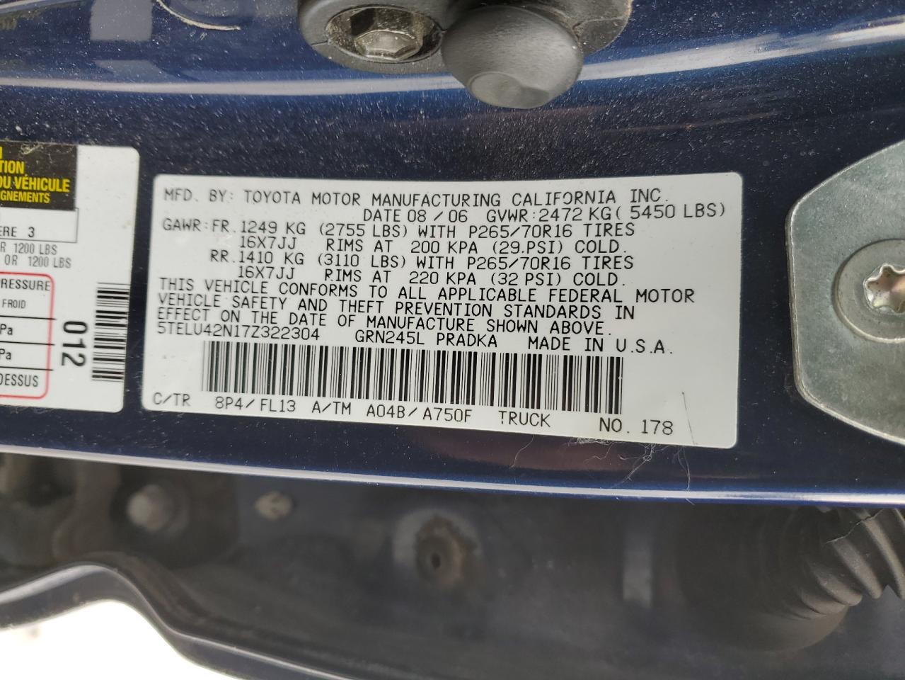 2007 Toyota Tacoma - Image 12