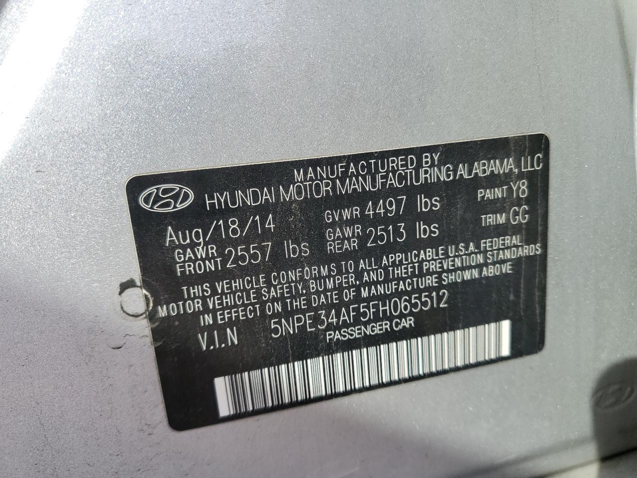 2015 Hyundai Sonata - Image 12