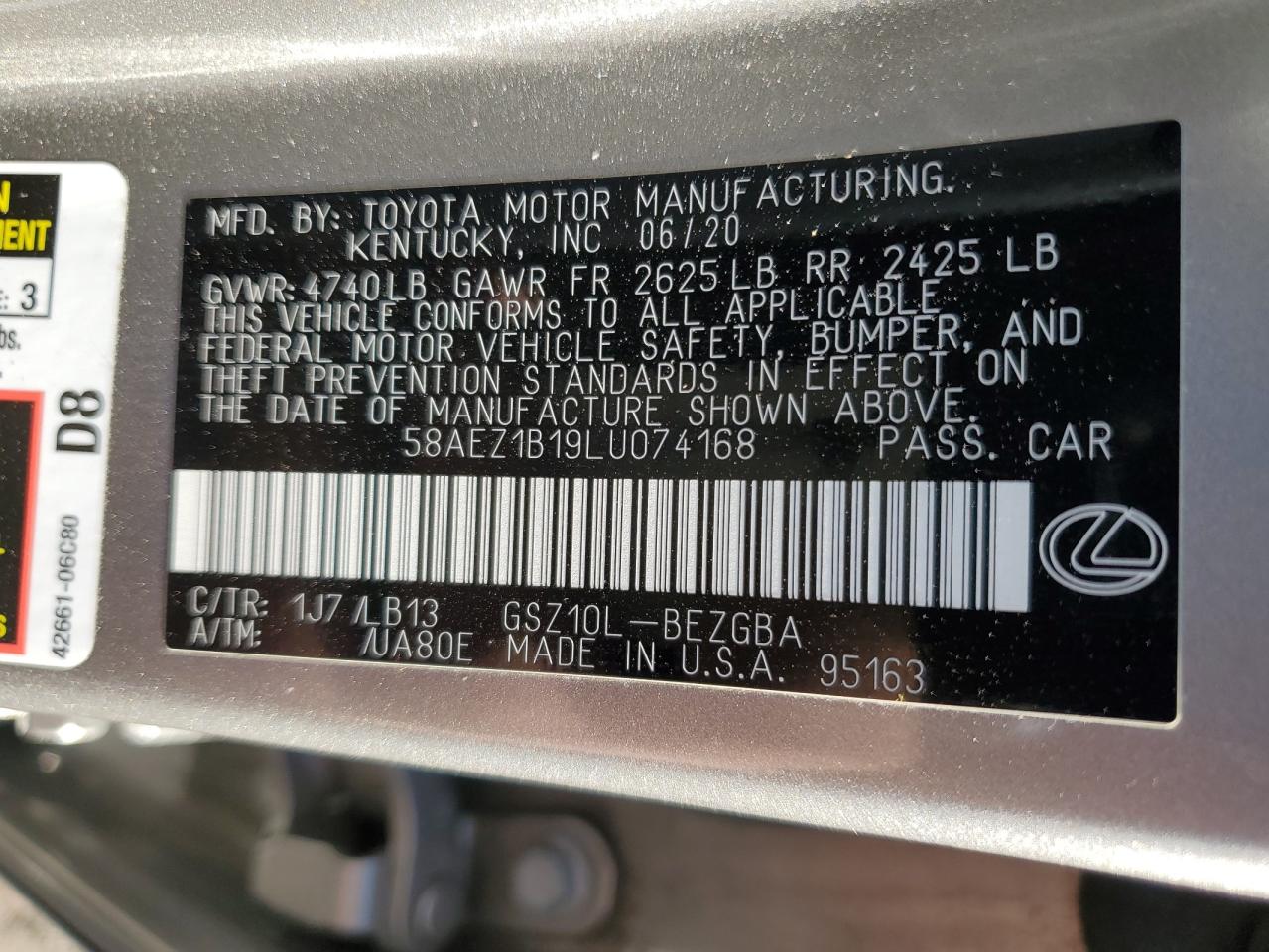 2020 Lexus ES - Image 14