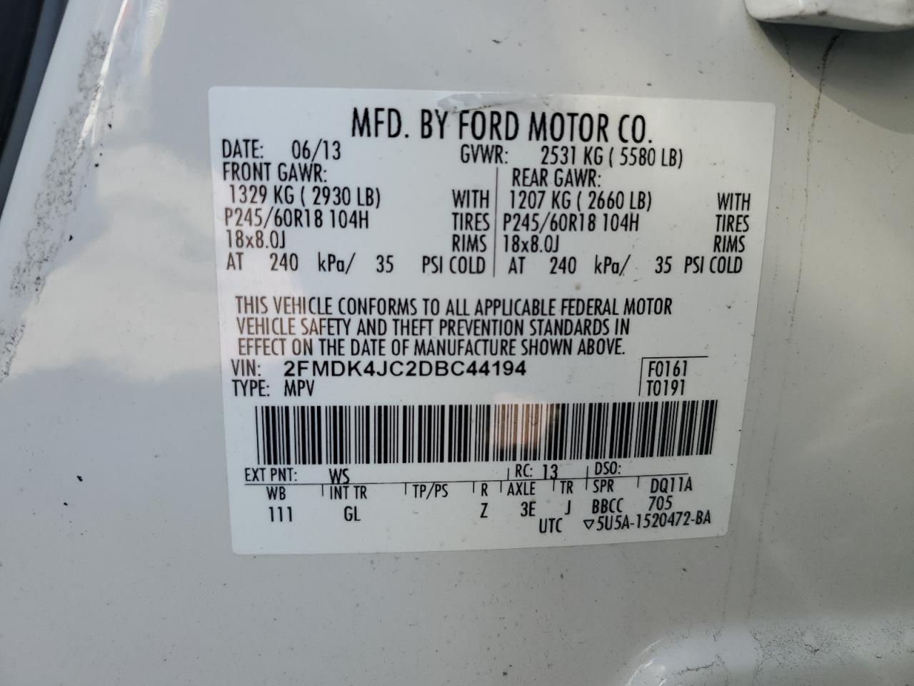2013 Ford Edge - Image 12
