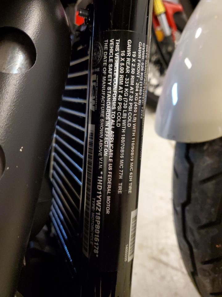 2023 Harley-Davidson Fxlrs VIN: 1HD1YWZ18PB016178 Lot: 45091155