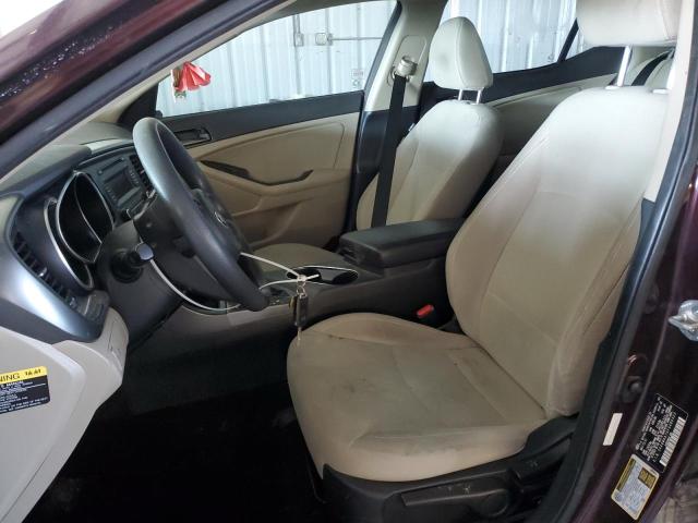  KIA OPTIMA 2015 Burgundy