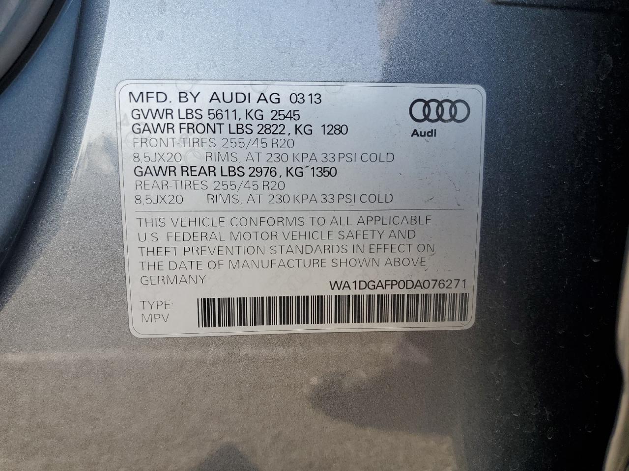2013 Audi Q5 - Image 13