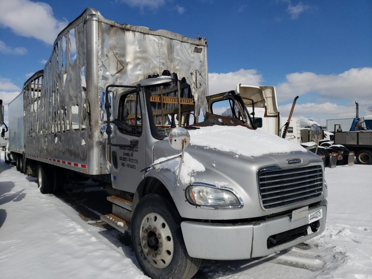 2017 Freightliner M2 106 Medium Duty იყიდება Woodhaven-ში, MI - Burn