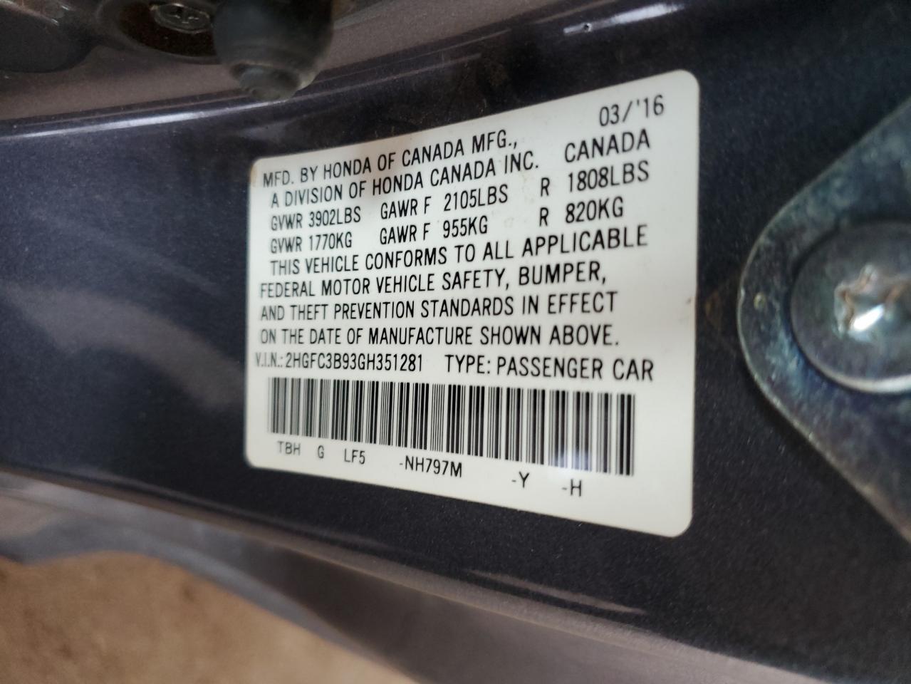 2016 Honda Civic - Image 14