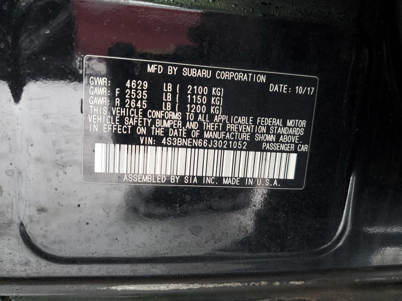 2018 Subaru Legacy - Image 12