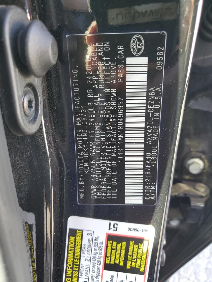 2021 Toyota Camry - Image 12