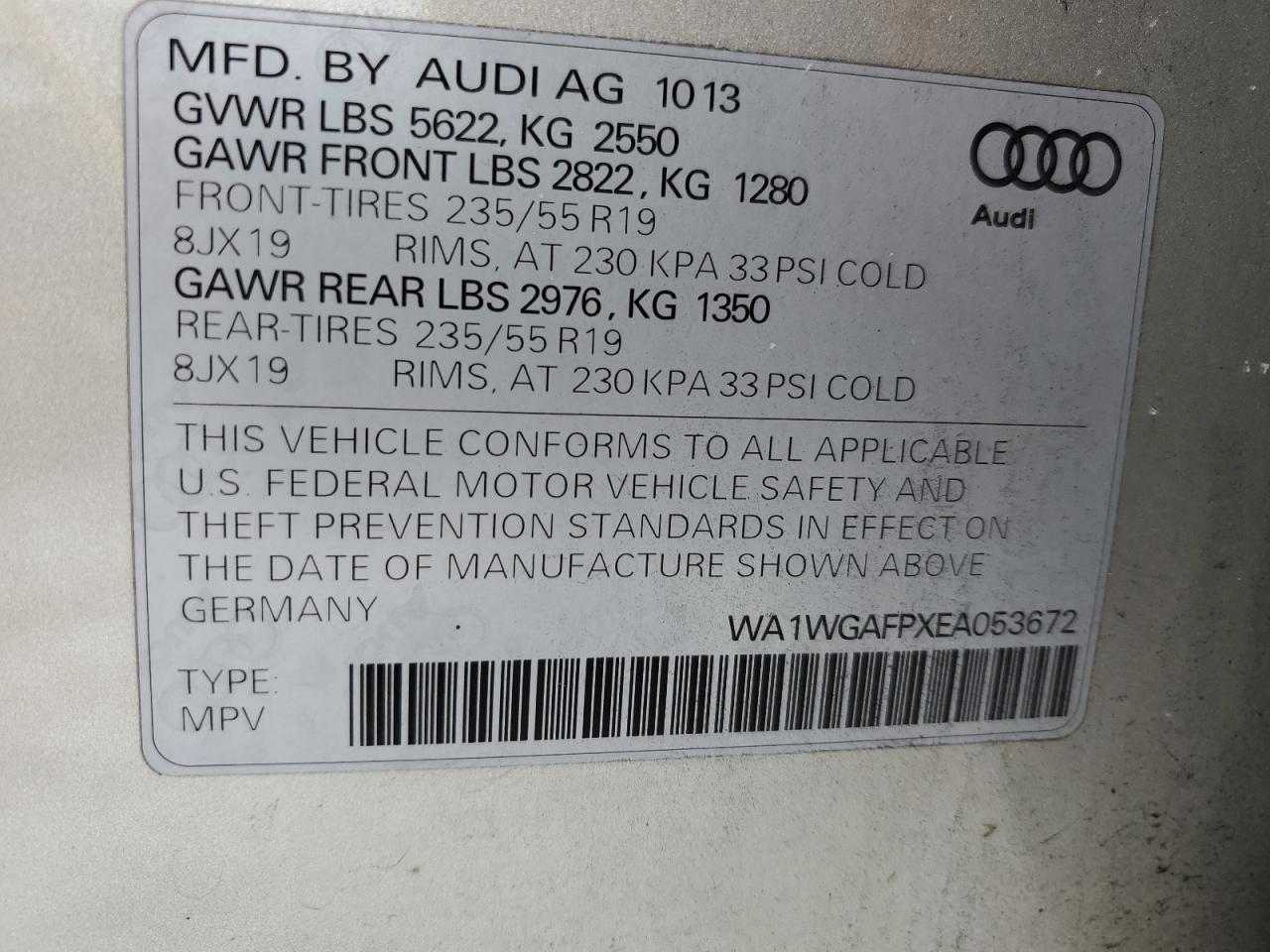 2014 Audi Q5 - Image 13