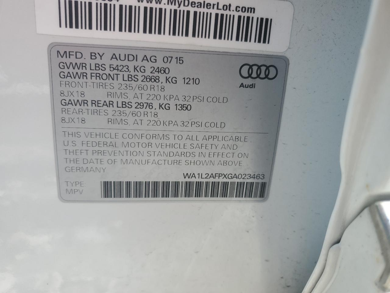 2016 Audi Q5 - Image 13