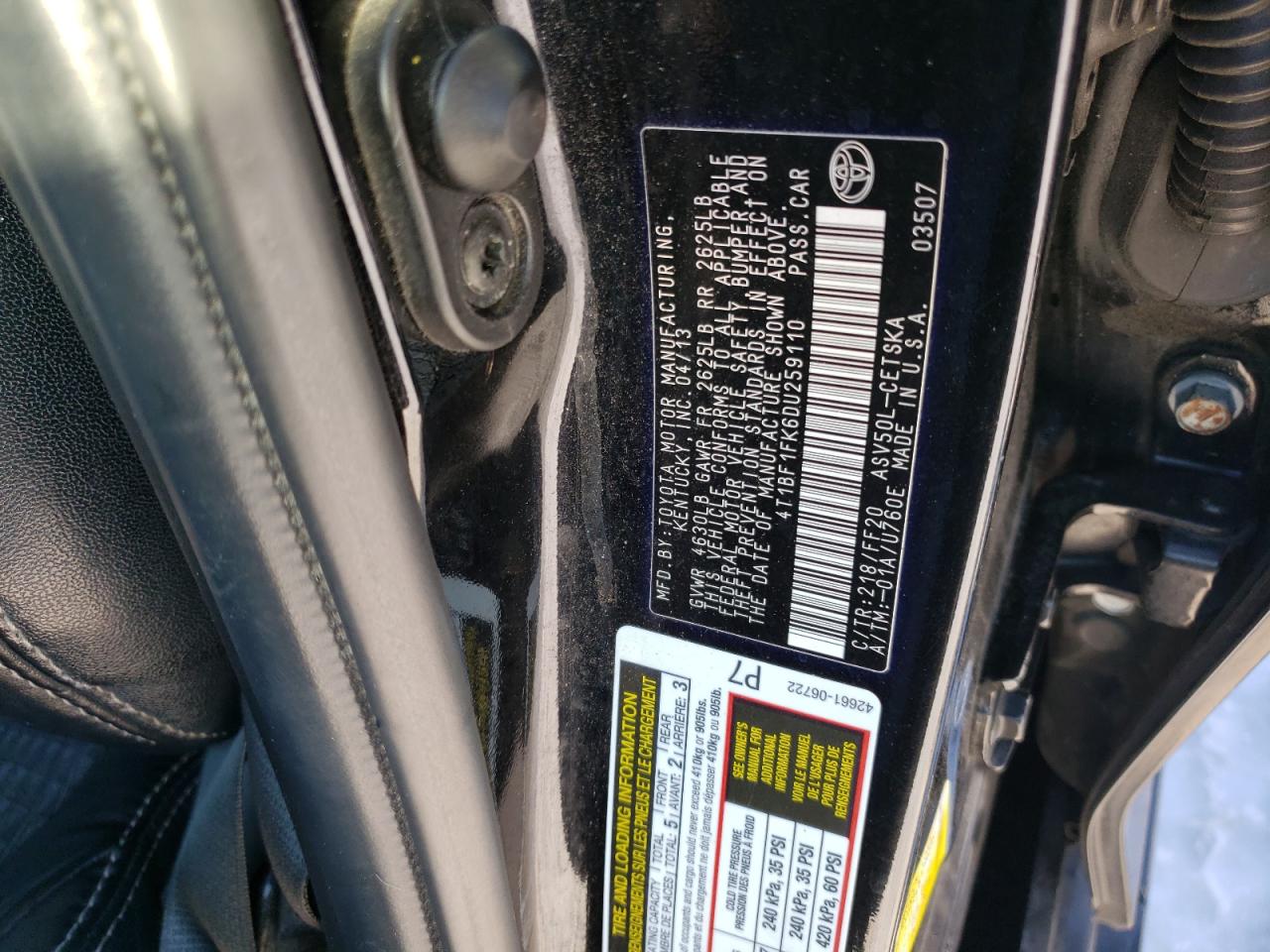 2013 Toyota Camry - Image 13