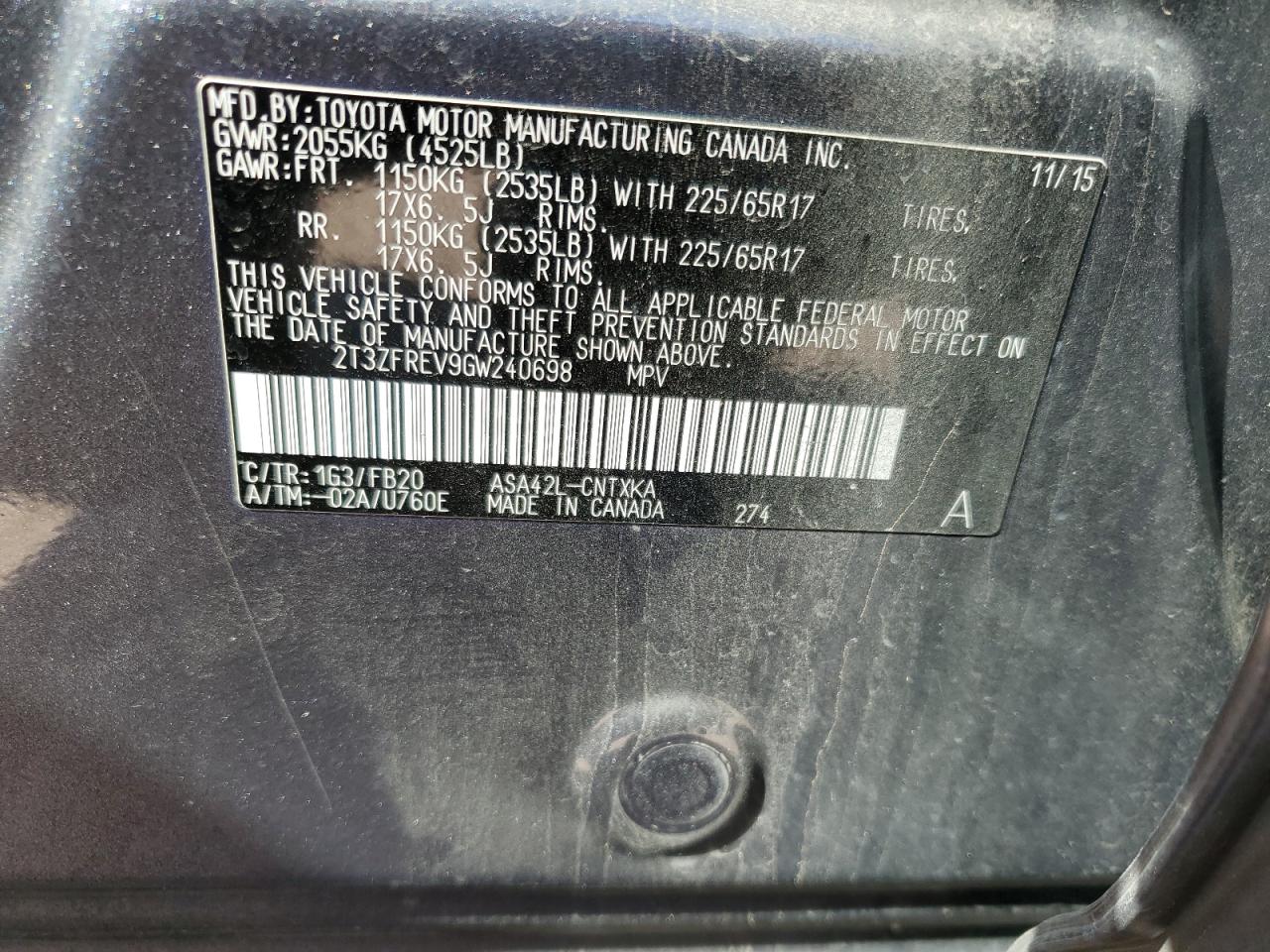 2016 Toyota RAV 4 - Image 13
