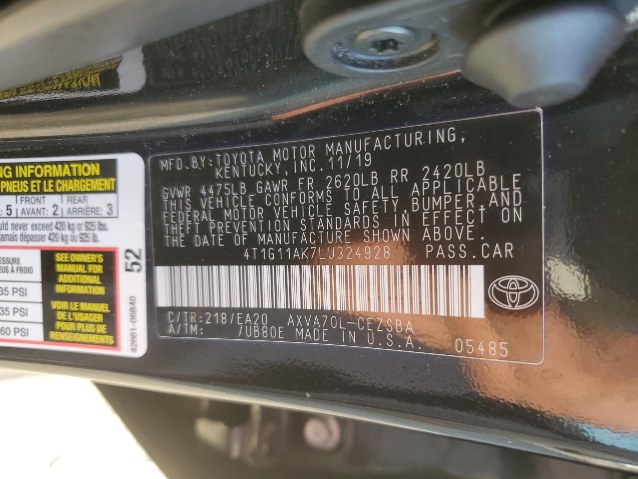 2020 Toyota Camry - Image 13