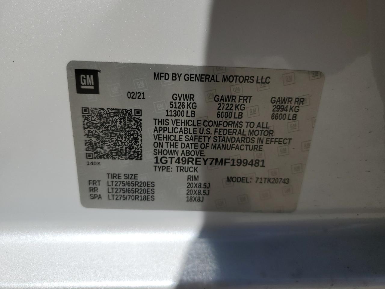 2021 GMC Sierra - Image 12