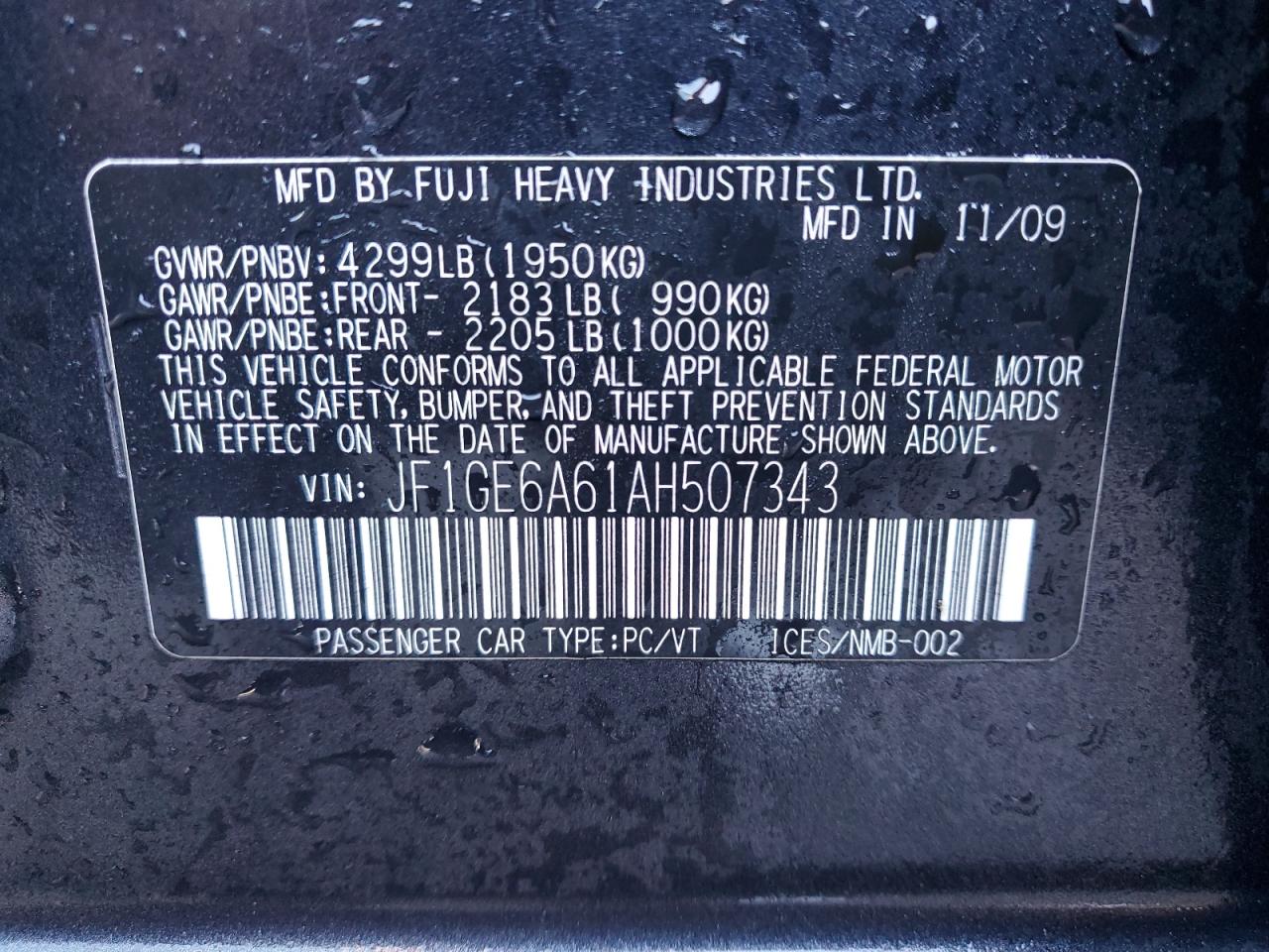 2010 Subaru Impreza - Image 12