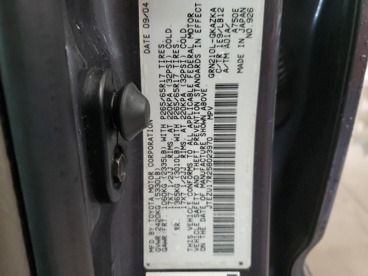 2005 Toyota 4Runner - Image 14