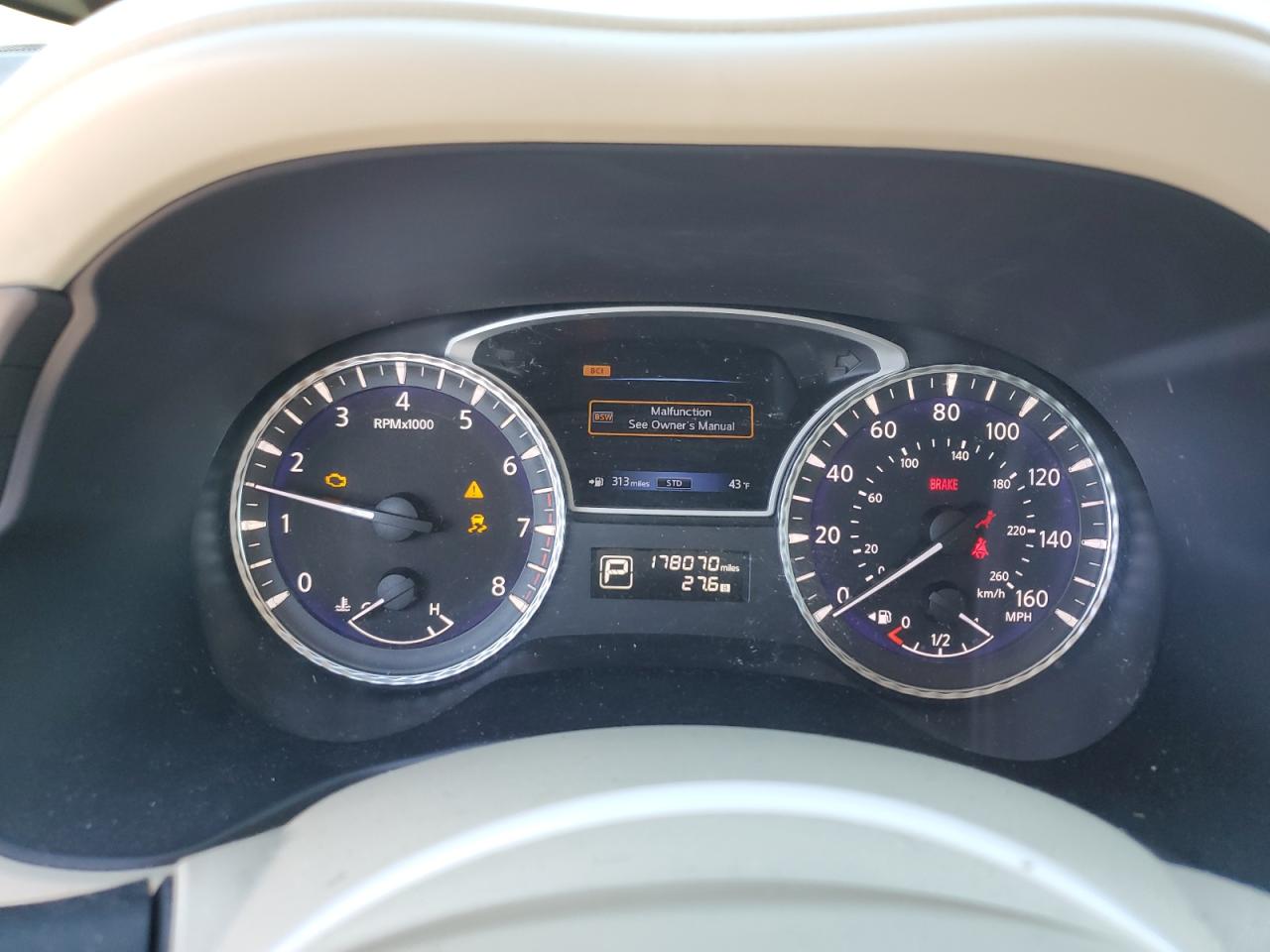 2013 Infiniti Jx35 VIN: 5N1AL0MM2DC324222 Lot: 44620215