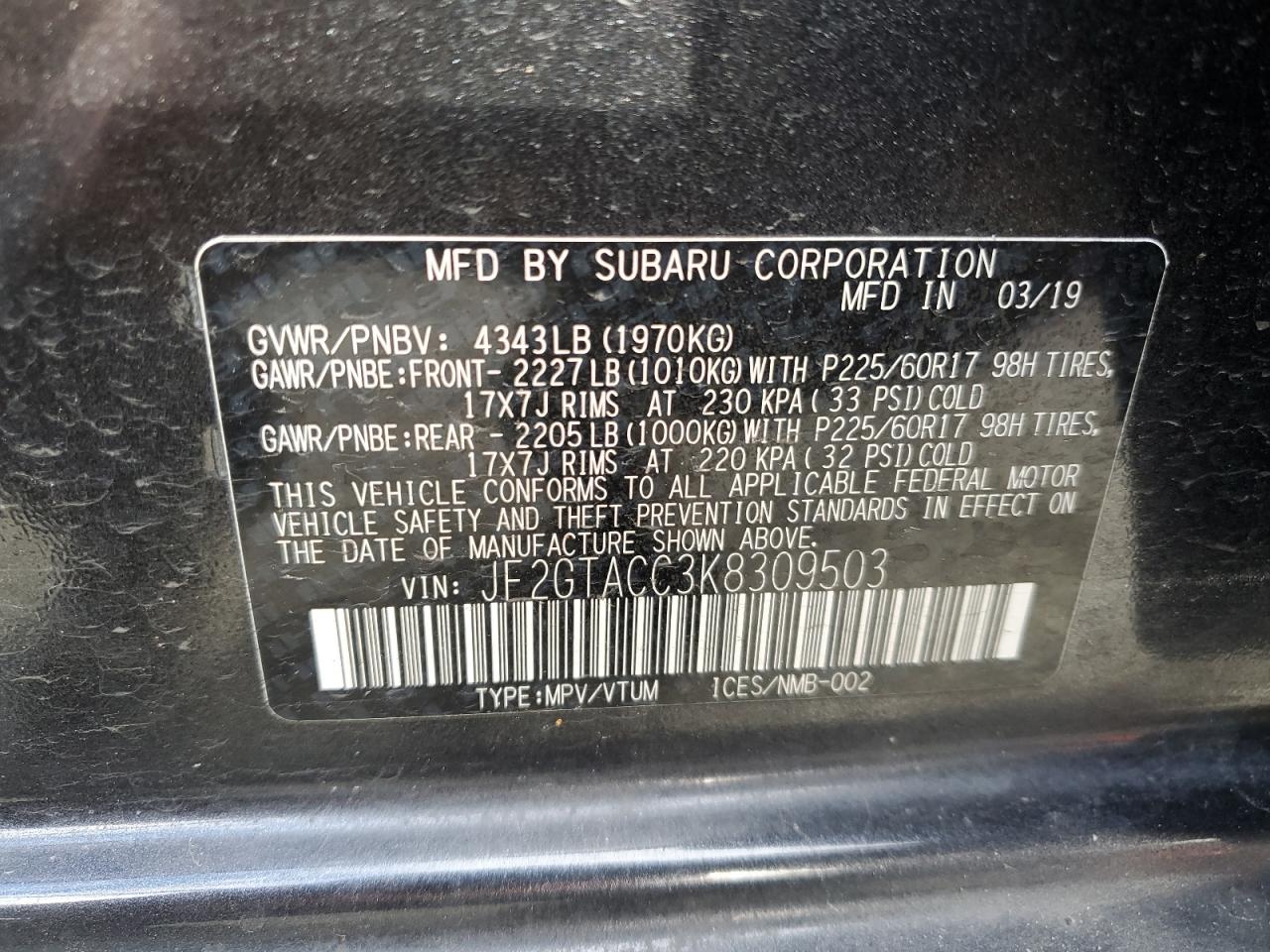 2019 Subaru XV - Image 13