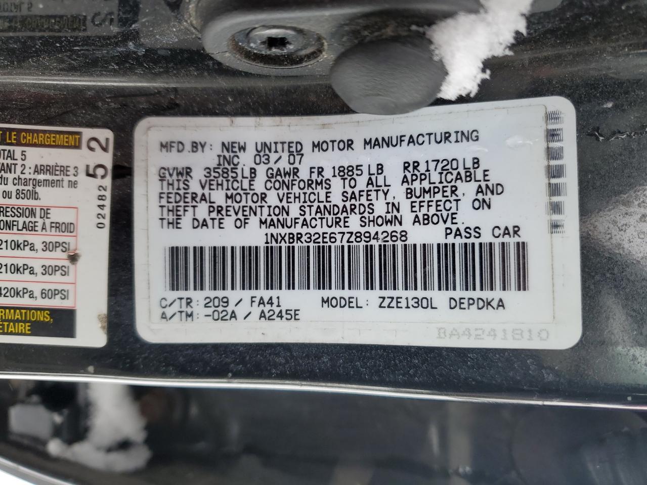 2007 Toyota Corolla - Image 13