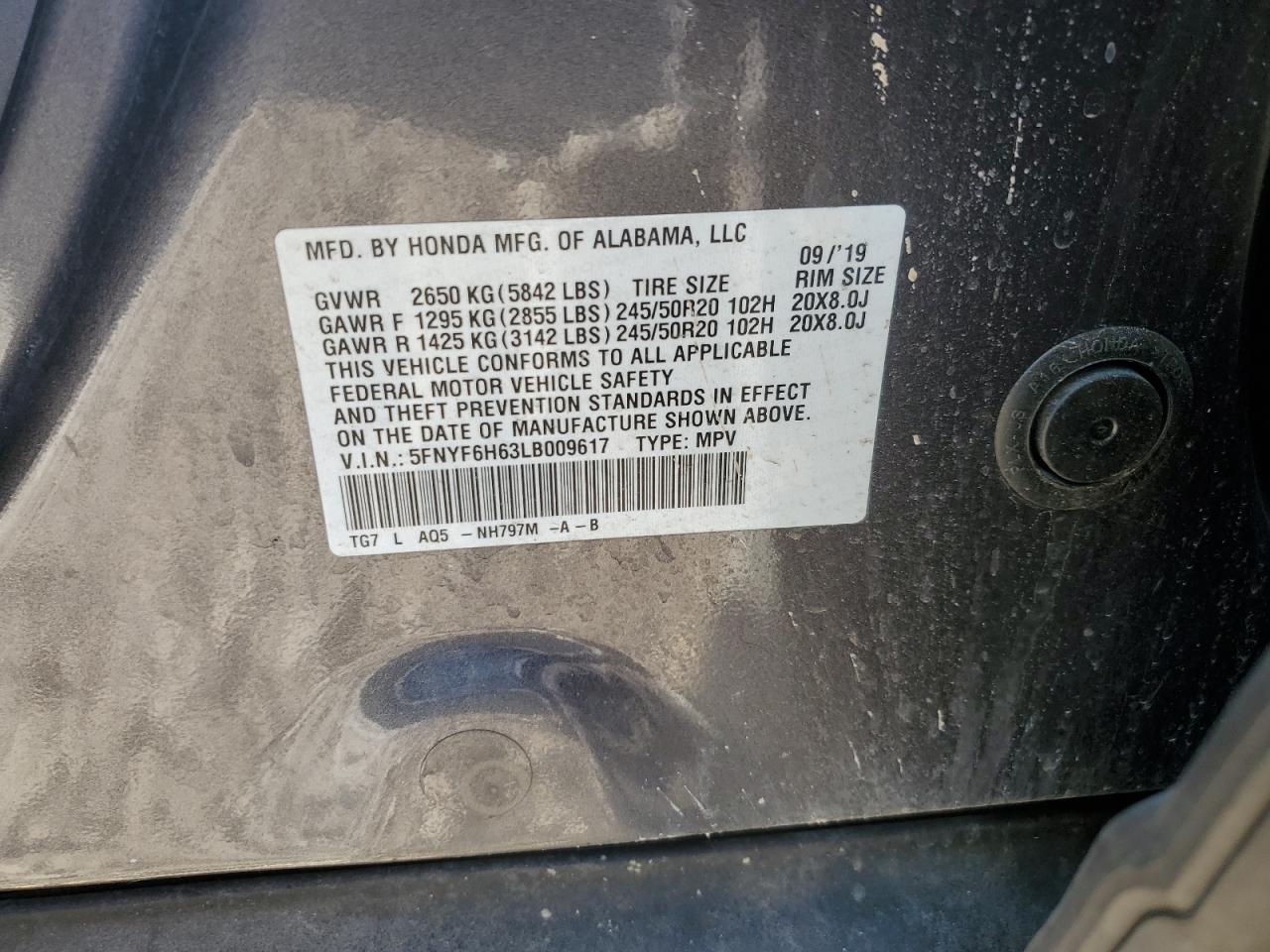 2020 Honda Pilot - Image 13