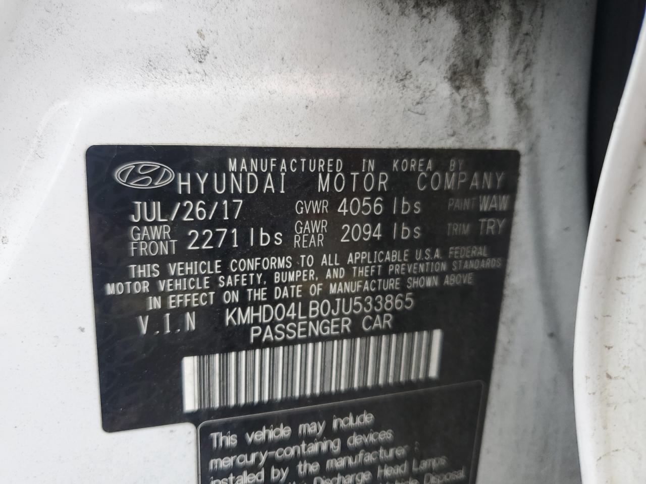 2018 Hyundai Elantra - Image 12