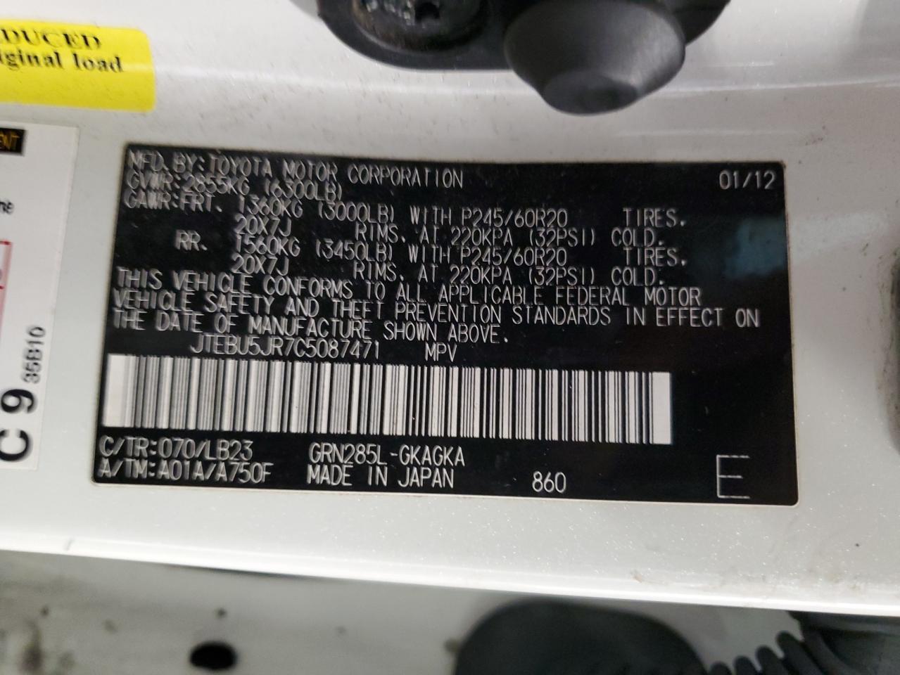 2012 Toyota 4Runner - Image 16