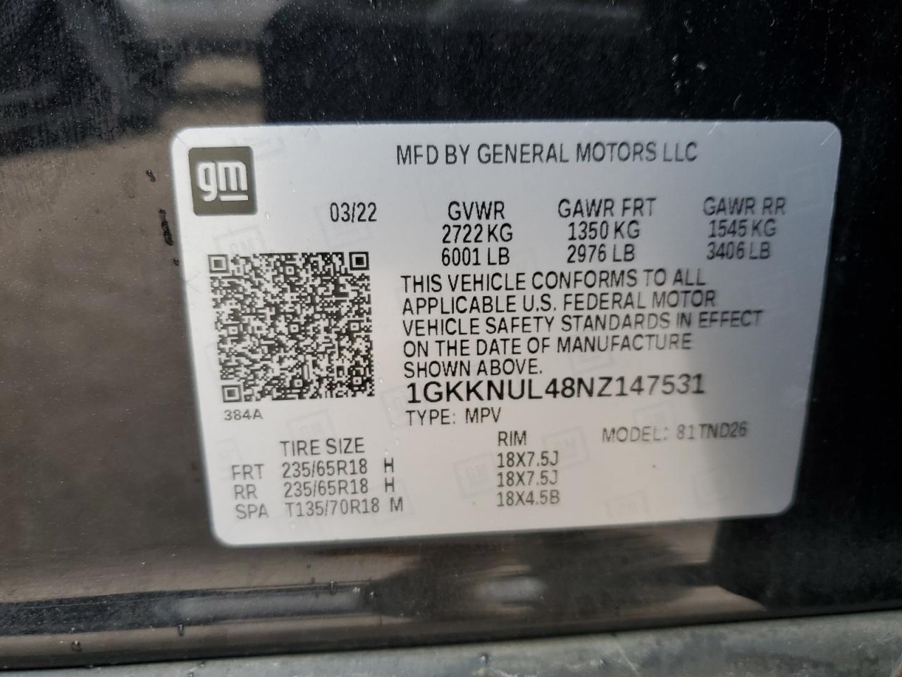 2022 GMC Acadia - Image 13