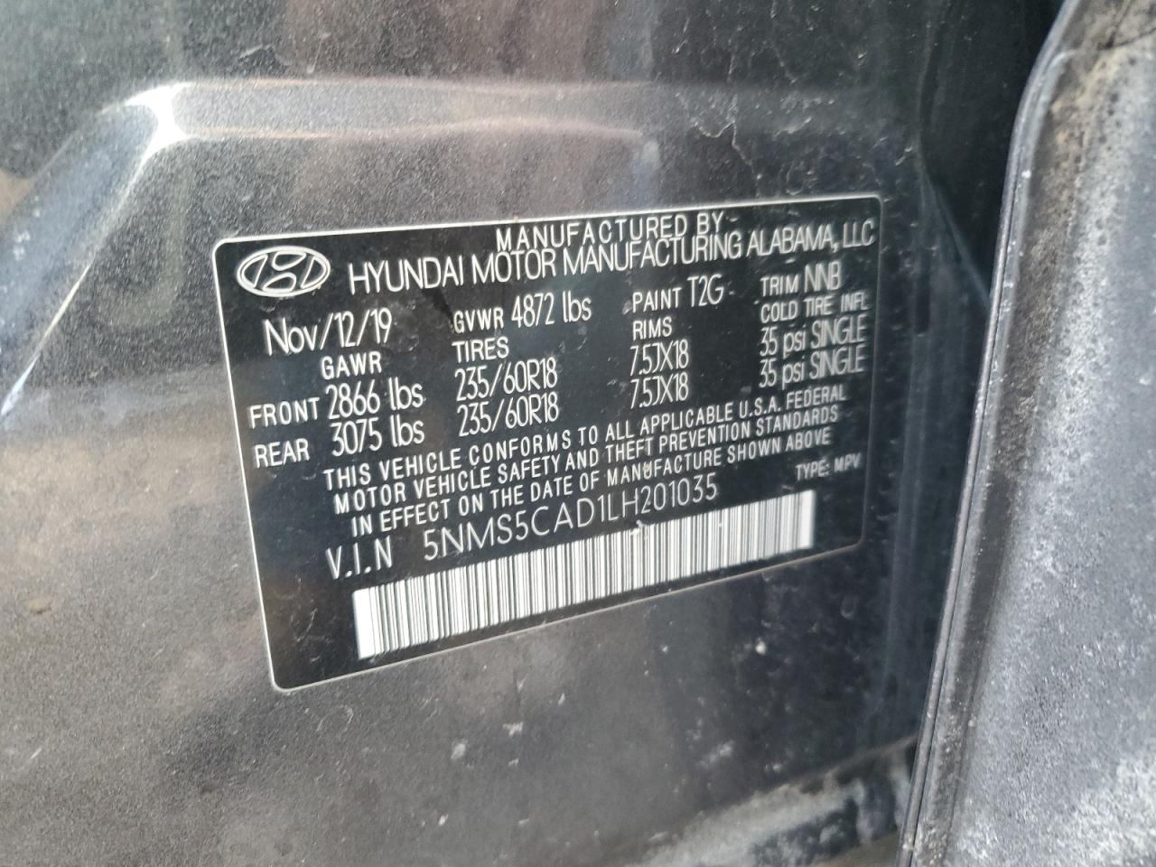 2020 Hyundai Santa Fe - Image 12