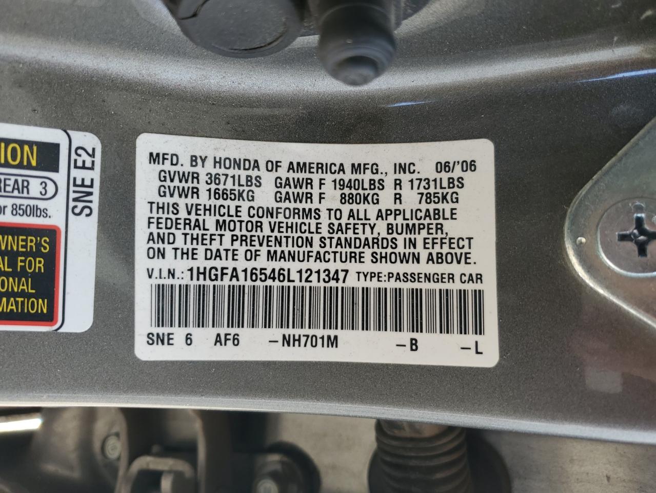 2006 Honda Civic - Image 12