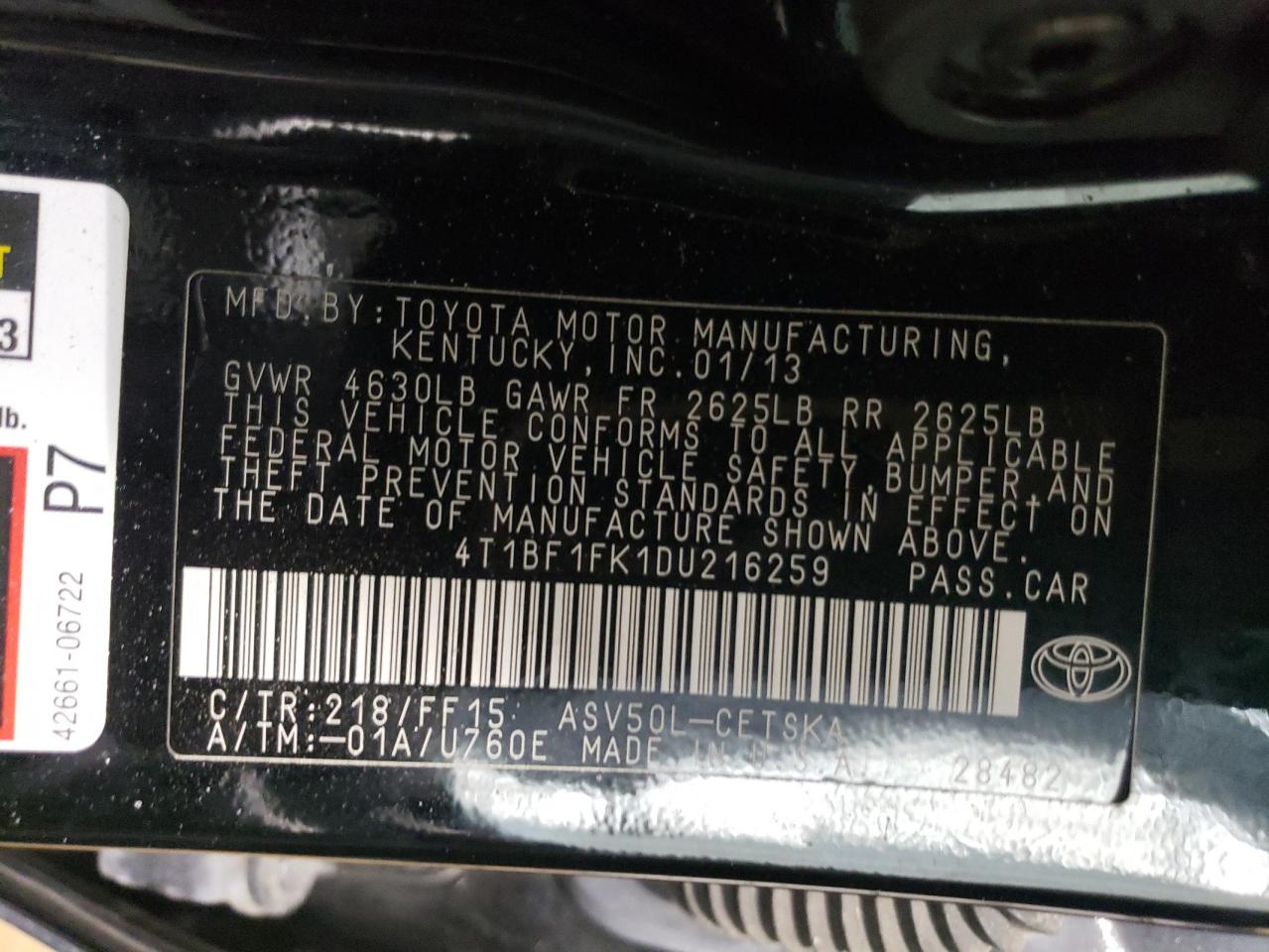 2013 Toyota Camry - Image 14
