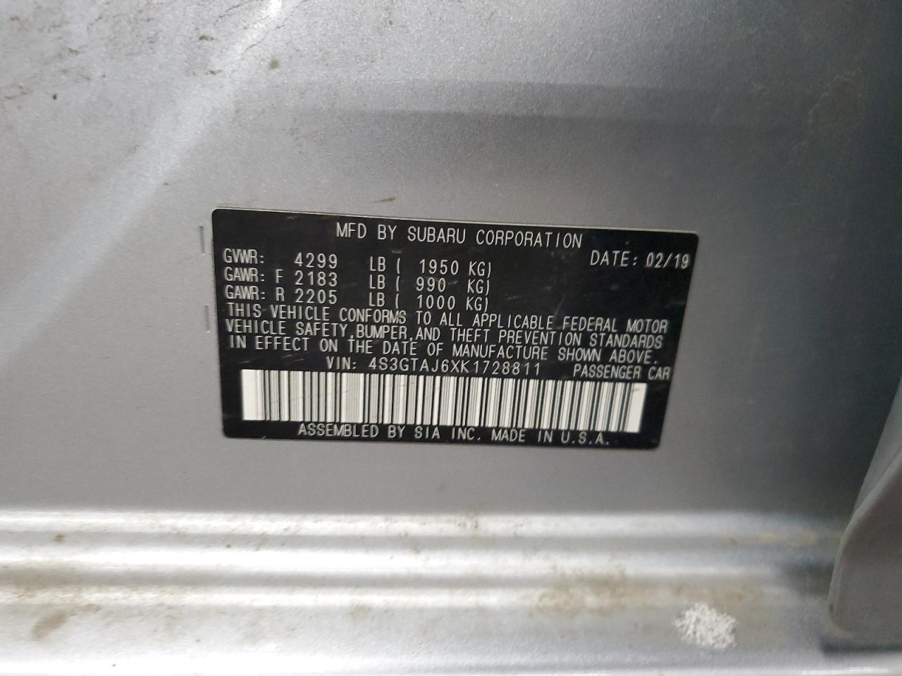 2019 Subaru Impreza - Image 15