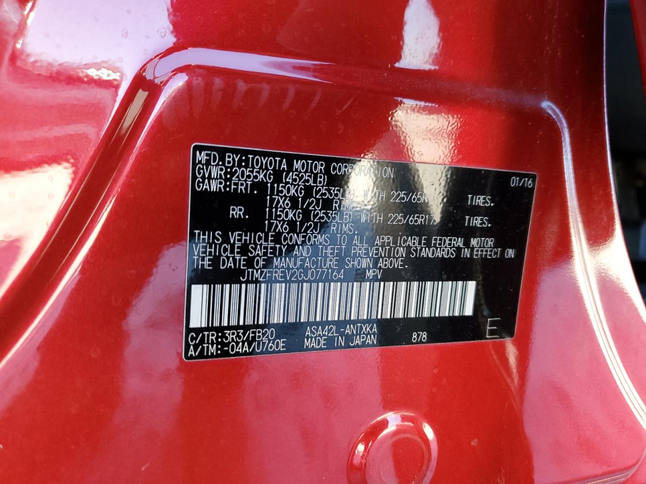2016 Toyota RAV 4 - Image 13