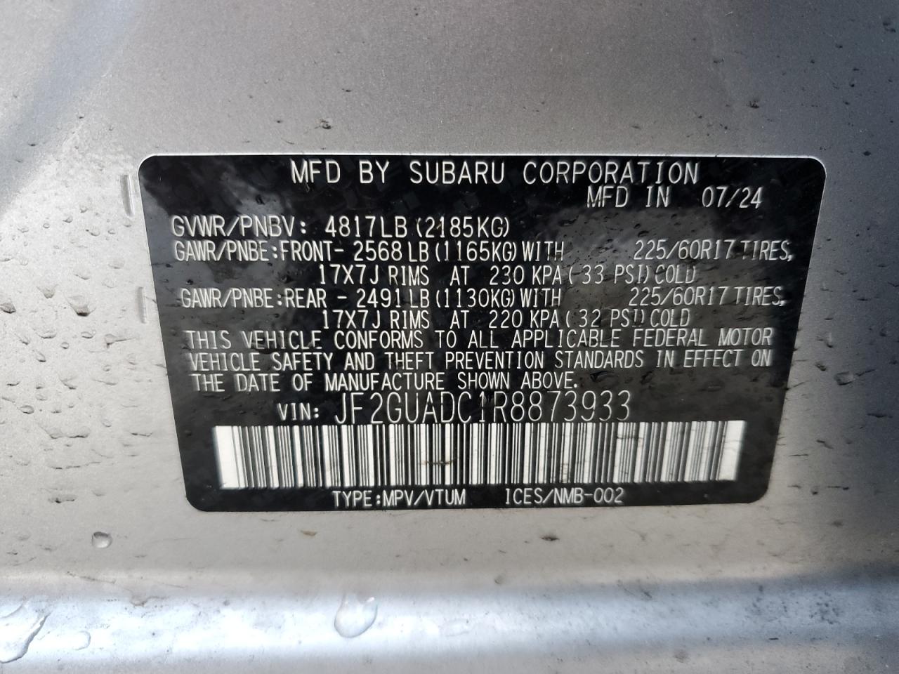 2024 Subaru XV - Image 13